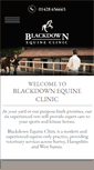 Mobile Screenshot of blackdownequineclinic.com
